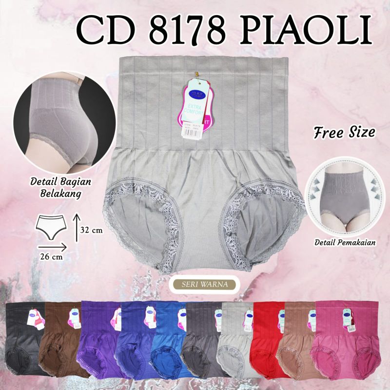 (6)pcs Celana dalam korset Piaoli