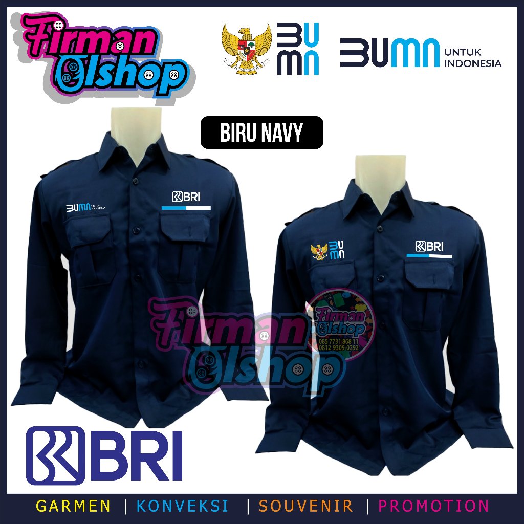 Bigsize Kemeja Bank BRI kemeja BRI baju Bank BRI seragam bank BRI Pdh Bank BRI kemeja BRI baju BRI s
