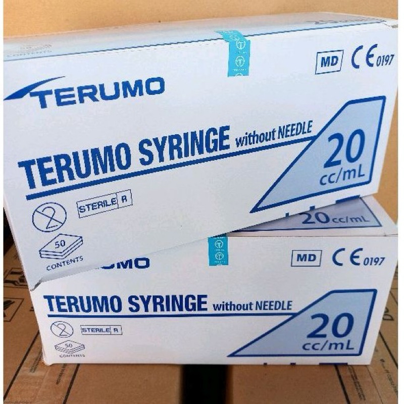 Syringe 20cc Terumo Luer Eccentric / Spuit Terumo 20ml Lubang Pinggir