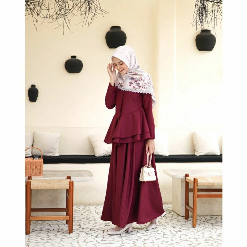 tansy one set original ZYSKU XENA toyobo premium setelan atasan rok