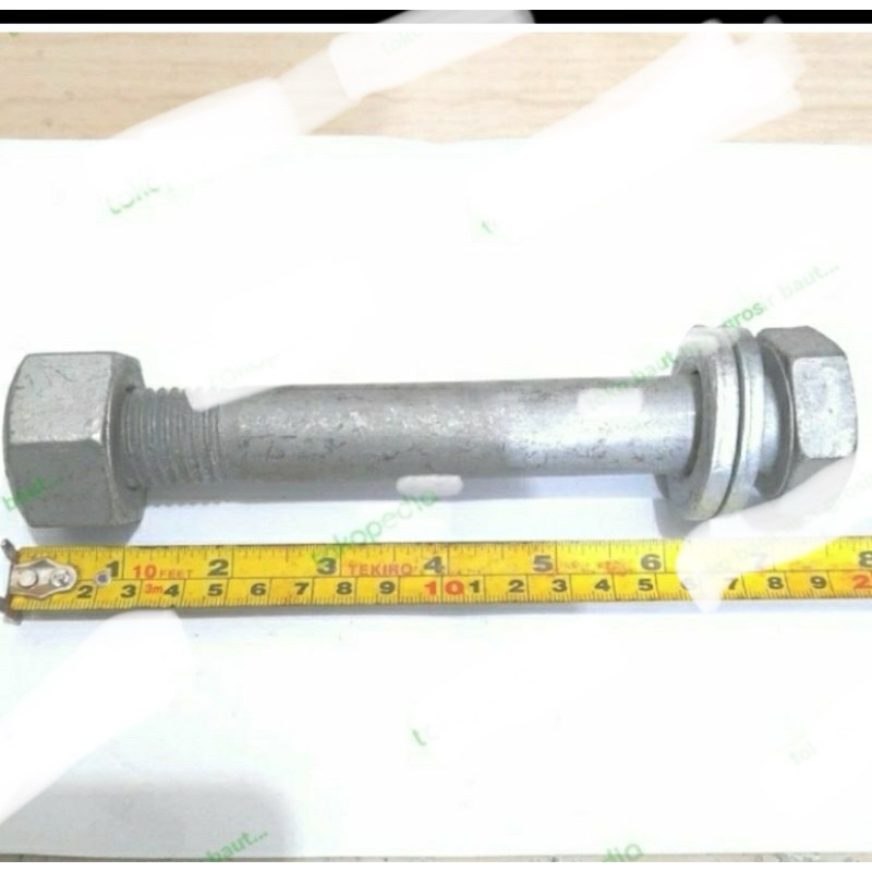 Baut baja M24×180 F10T hodtip HDG