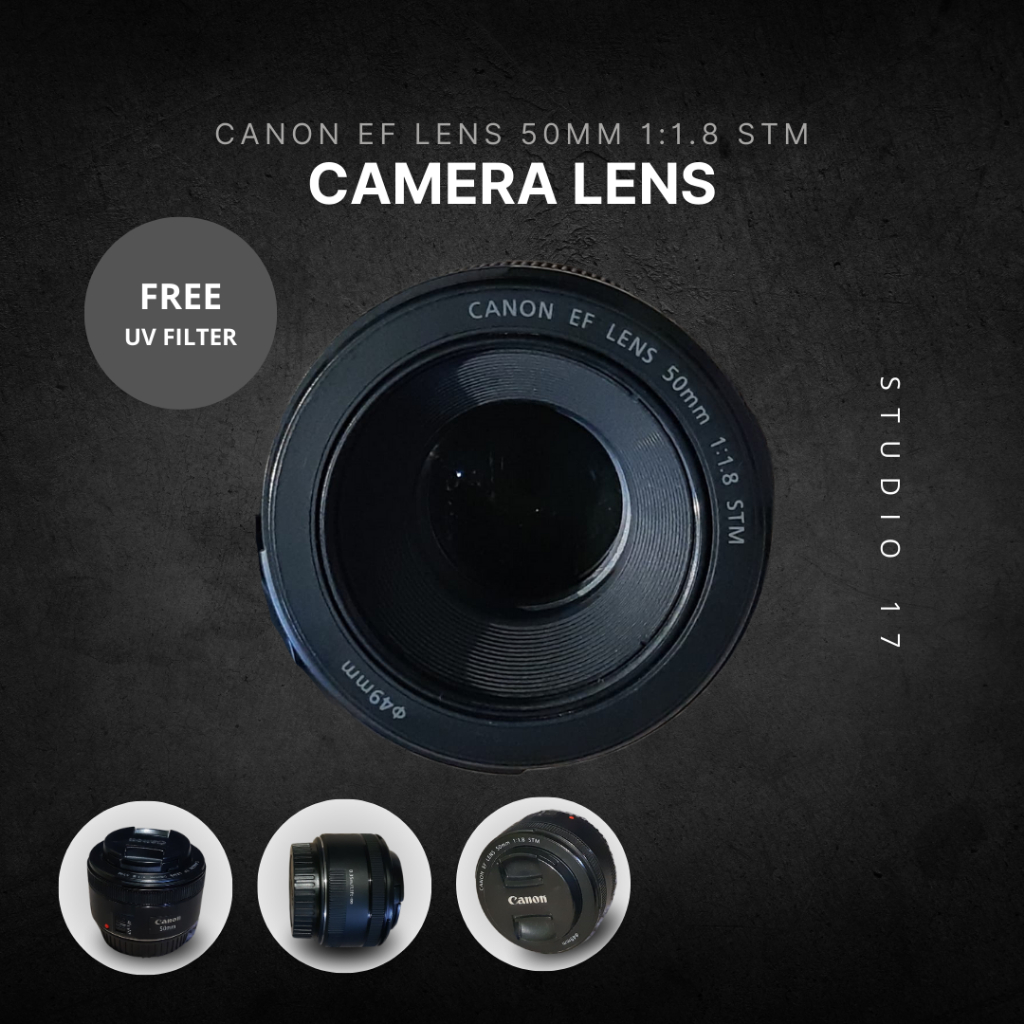 LENSA FIX CANON 50mm F1.8 STM - LENSA FIX