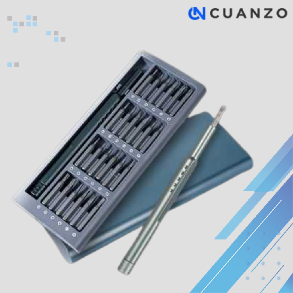 Obeng Set Magnetic Bits 24 in 1 / Alat Obeng Magnet Magnetik Magnetic Kecil Service Servis Hp Laptop