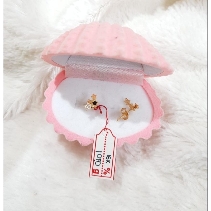 Anting emas 70 bintang tusuk