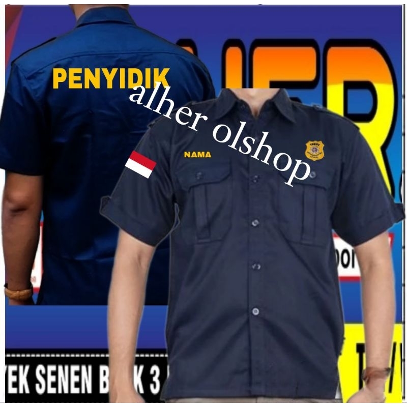 lengan pendek kemeja PPNS penyidik baju PPNS penyidik seragam PPNS penyidik Pdh PPNS penyidik baju k
