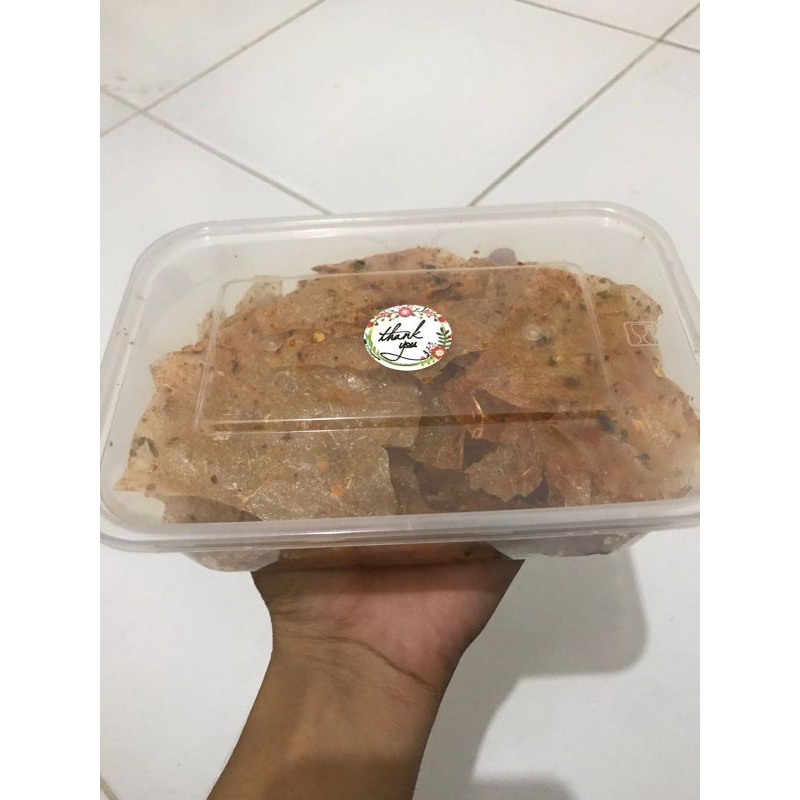 

Kripik Kaca/beling pedas 120gr