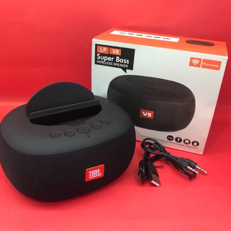 SPEAKER BLUETOOTH V8 SUPER BASS WIRELESS SPEAKER