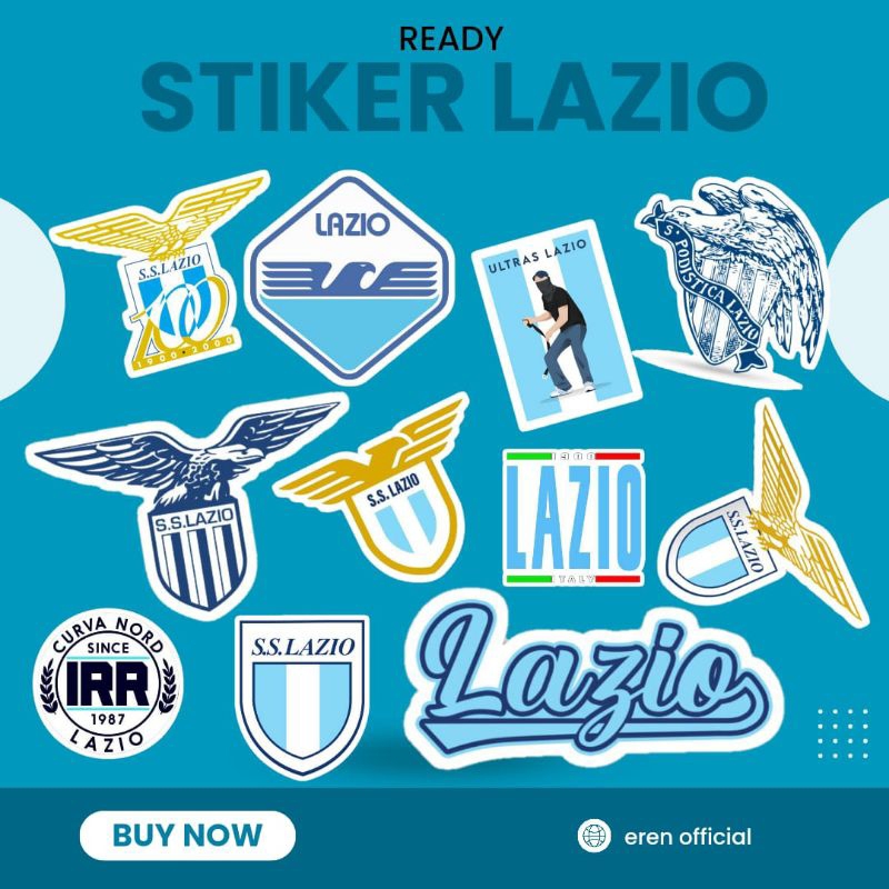 

STIKER ISI 100 PCS EDISI LAZIO STIKER VINIL SUSU ANTI AIR PREMIUM