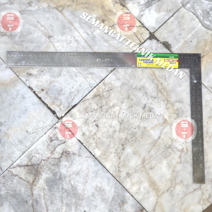 

PENGGARIS SIKU TUKANG BESI TEBAL 60cm 40cm SELLERY 24" 16" 54-800