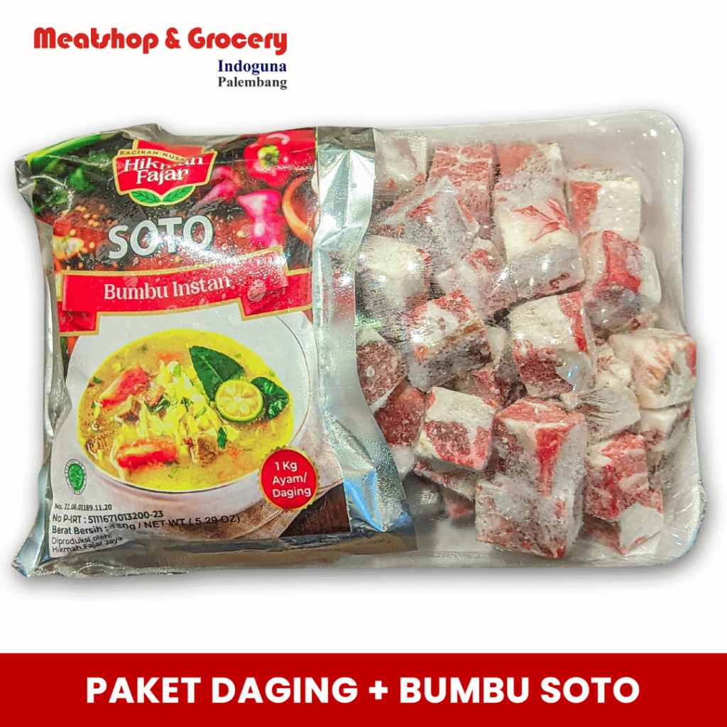 

PAKET DAGING SOTO (Daging Potongan Dadu 500g + Bumbu Soto) | Spesial Ramadhan & Idul Fitri 1445 H