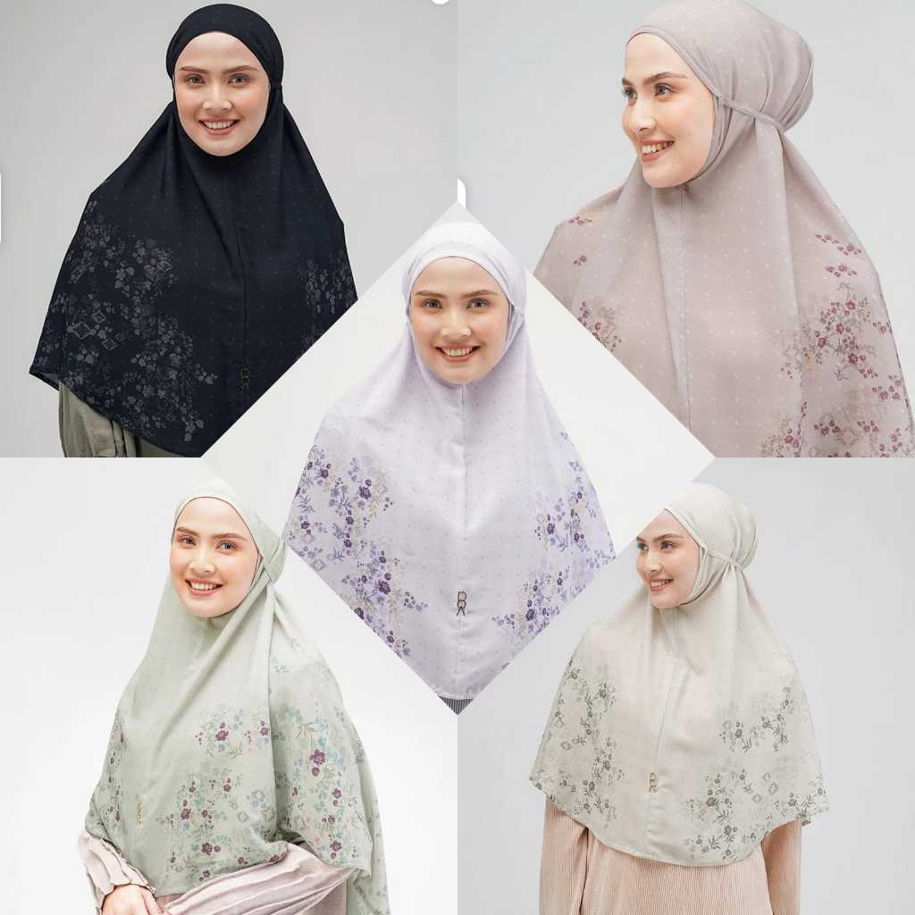 DOA INDONESIA BAITI DAFFIYA DAFIYA KHIMAR SERIES - REGULAR SIMPLICITY & TIMELES OATMILK, ARTICHOKE, 