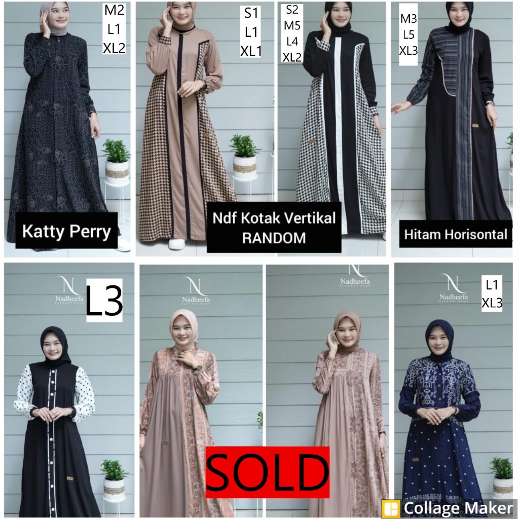 NADHEEFA DRESS KATALOG TERBARU ORI NADHEEFA STORE