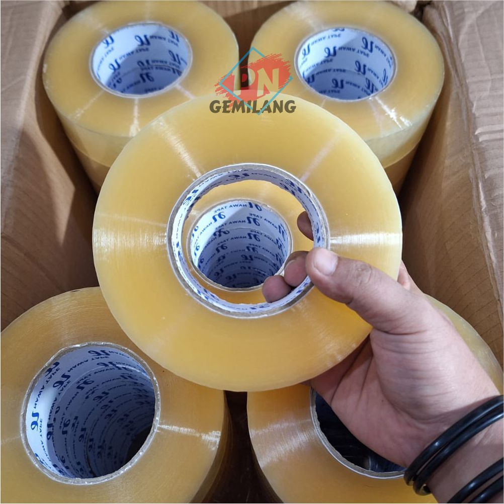 

ATH PROMO MURAH!!! TAPE 1 PCS/ROLL LAKBAN JUMBO YARD, LAKBAN BENING & COKLAT