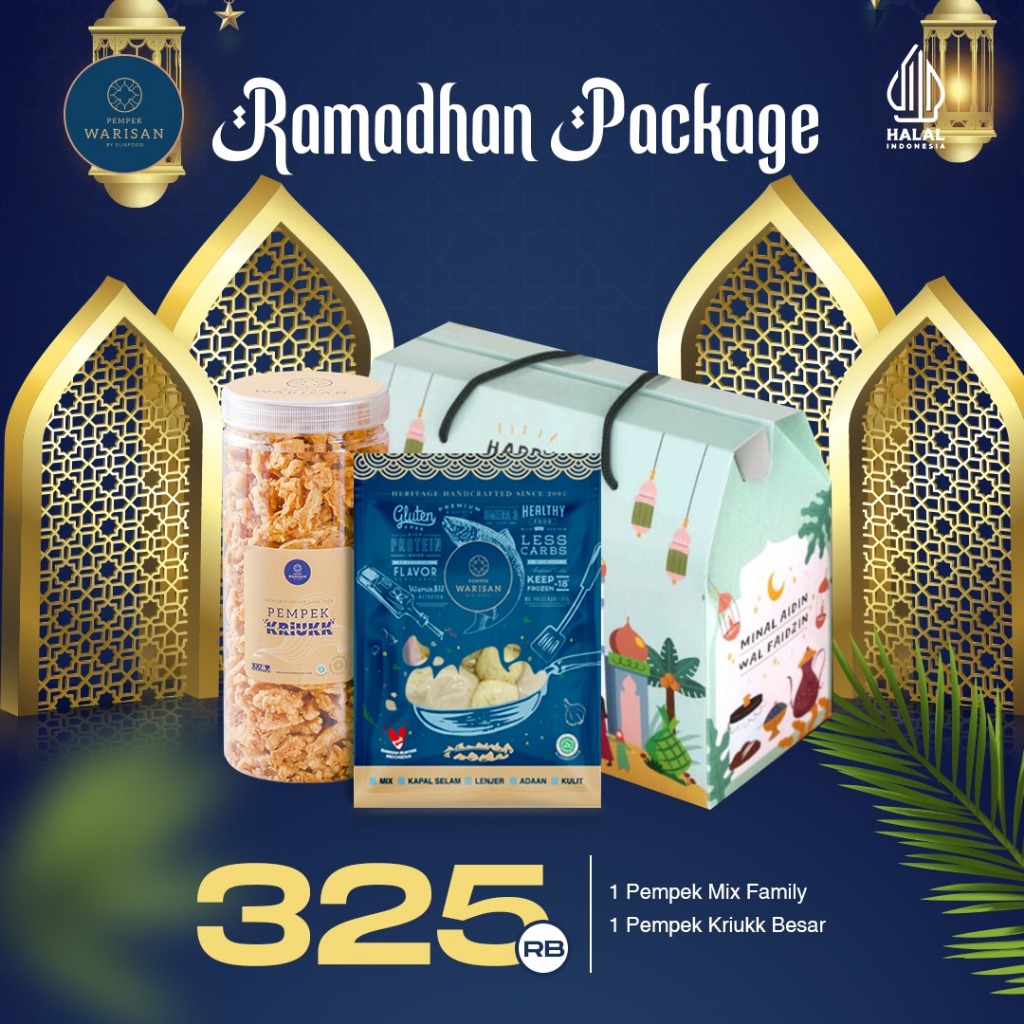 

Hampers Special Ramadhan & Idul Fitri Pempek Warisan - Ramadhan Package