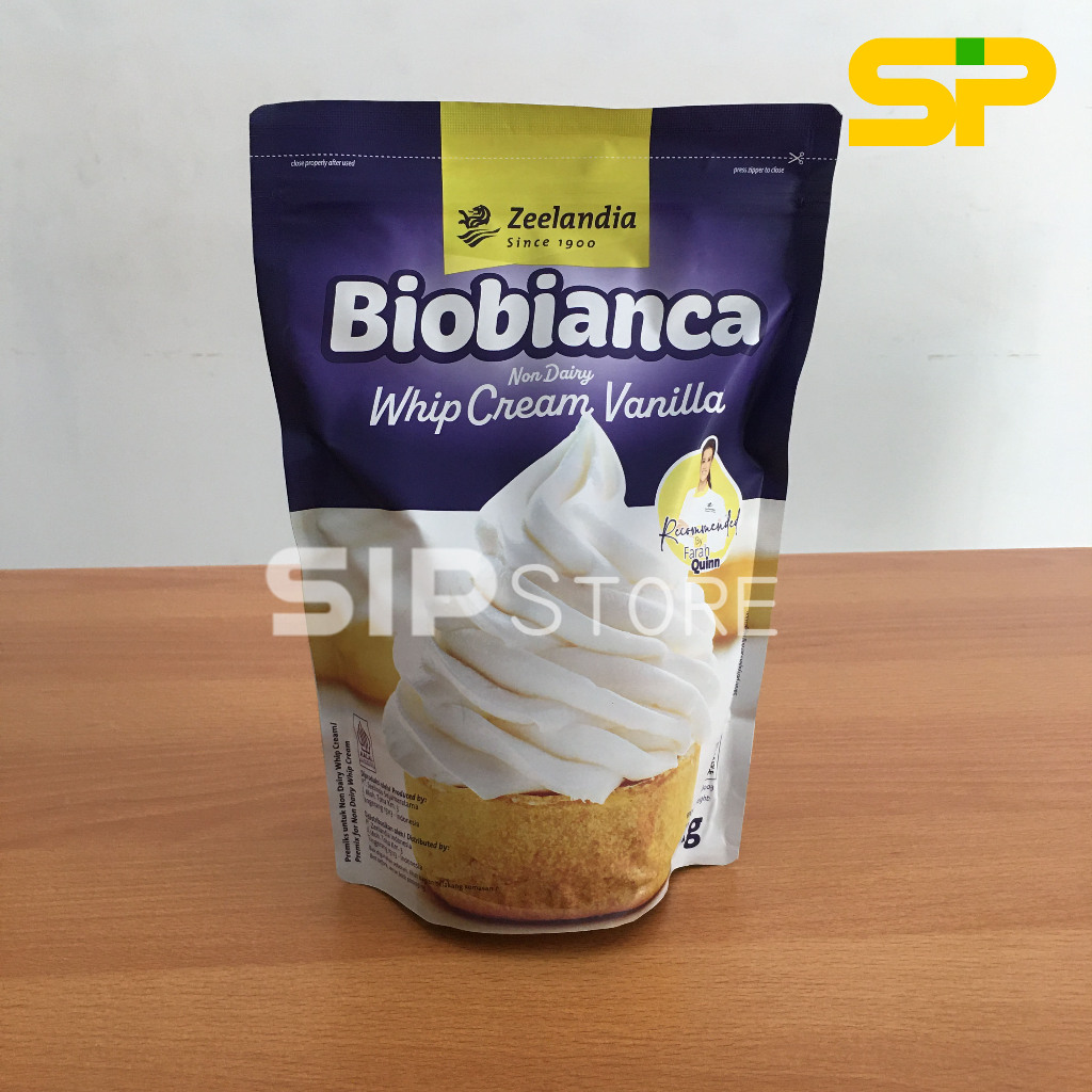 

Whip Cream Biobianca Vanilla 1 Kg / Biobianca Vanilla 1Kg