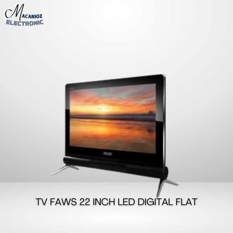 TV LED FAWS 22” DIGITAL FLAT