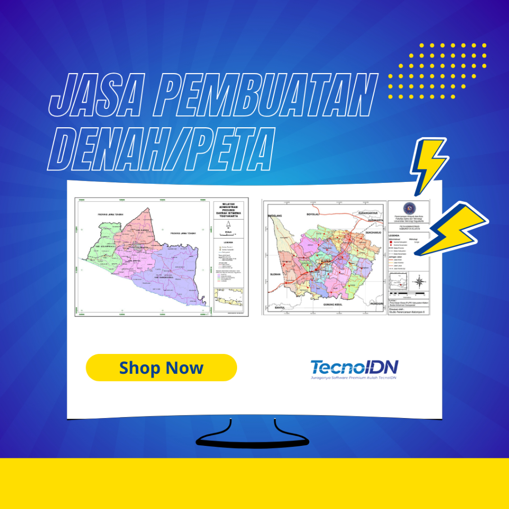 Jasa Pembuatan Peta Titik Sampel atau Lokasi Penelitian atau File Shapefile (.shp) (Softfile/Tidak D