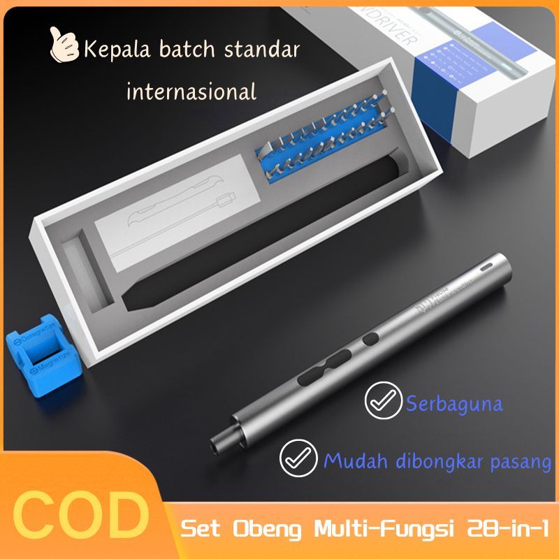 Set Obeng Listrik 28 in 1,  Obeng Listrik, Obeng 28 in 1, Obeng, Obeng Listrik Rumah Tangga
