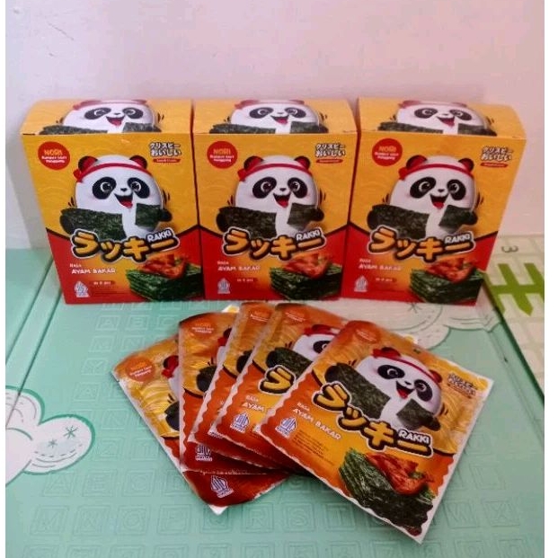 

NORI RAKKI RUMPUT LAUT AYAM BAKAR 1PAK ISI 10PCS