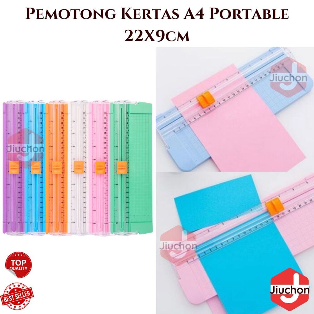 

JIUCHON Alat Pemotong Kertas HVS / Paper Cutter / Trimmer 857 A5 (Bisa potong A4 Vertikal, A6 atau lebih kecil)