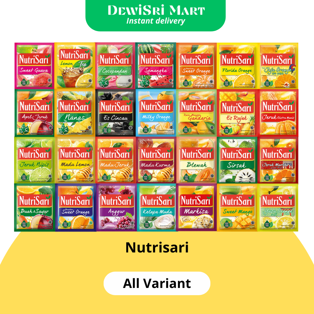 

Nutrisari All Variant 1 Renteng - Dewi Sri Mart!