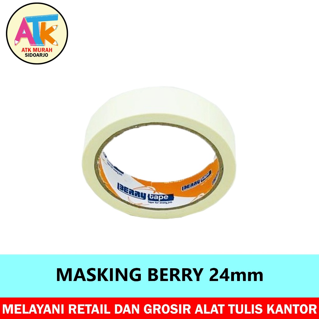 

ISOLASI KERTAS / MASKING BERRY 24mm