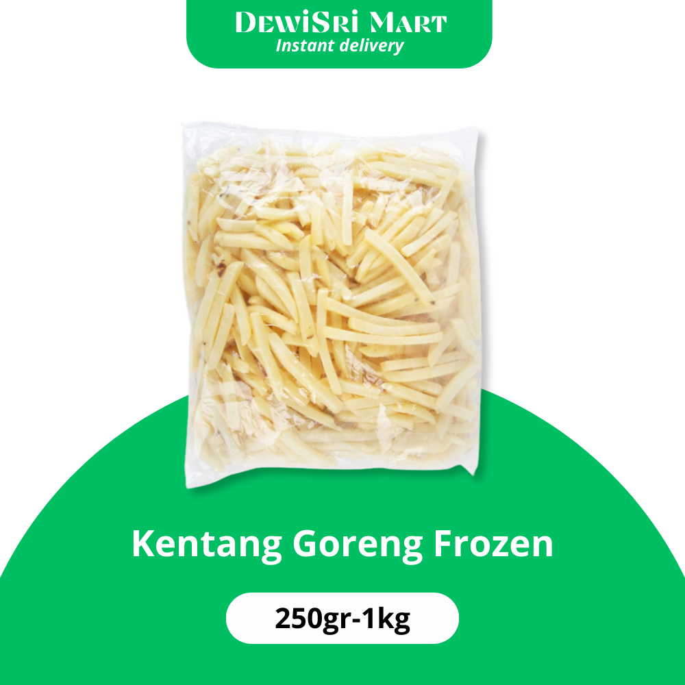 

Kentang Goreng 250gr-1kg - Dewi Sri Mart!