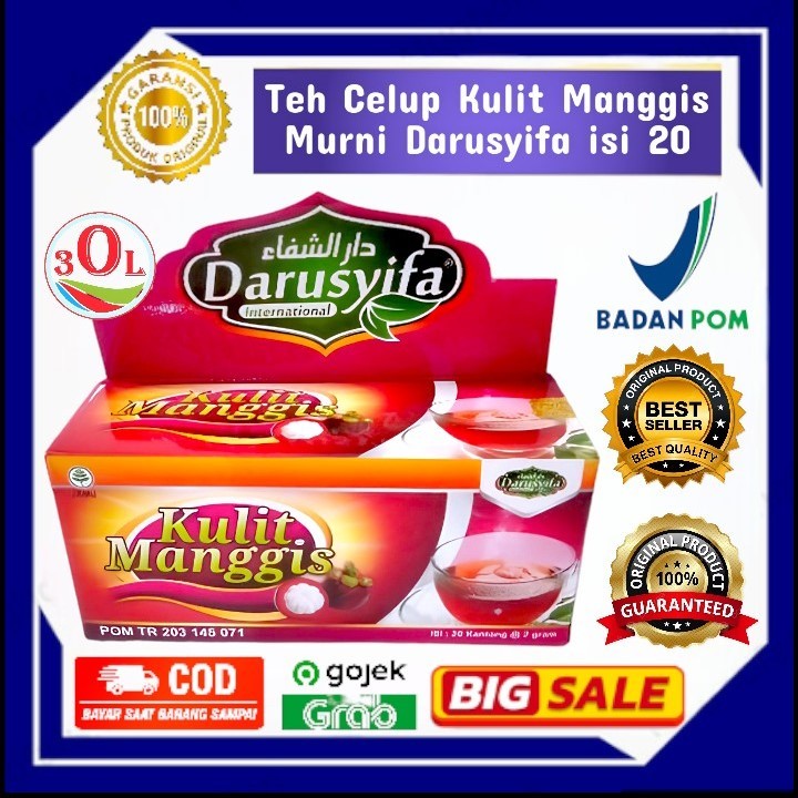 

Teh Celup Kulit Manggis Original Darusyifa Anti Radang Dan Kanker