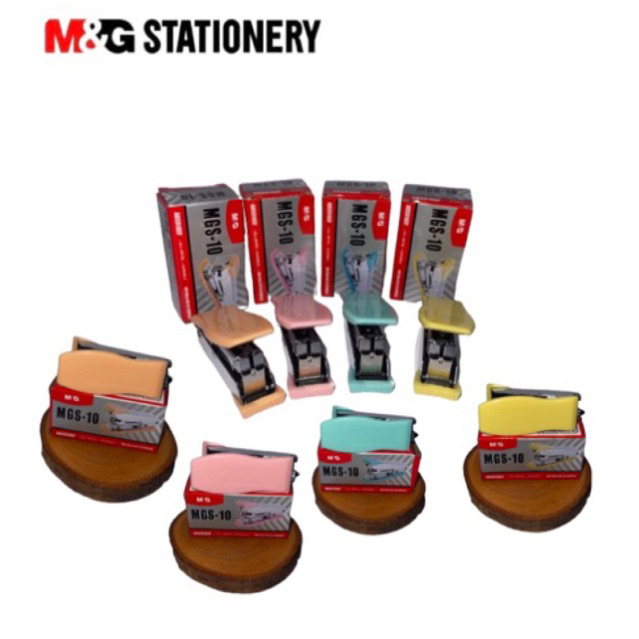 

Staples Mini M&G / Pastel Mini Metal Stapler (Pack) Cute 4 Set Warna #ABS916EF - ATK Murah Meriah / Alat Tulis Kantor / Stationery