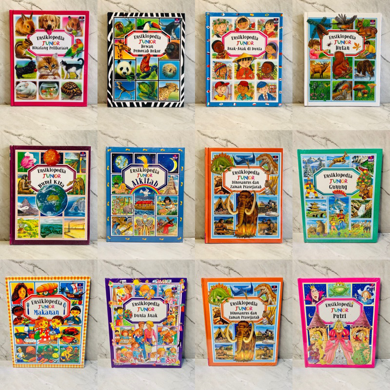 Buku Anak Ensiklopedia Junior Gunung / Anak-Anak di Dunia / Dunia Anak / Kesenian / Makanan / Putri