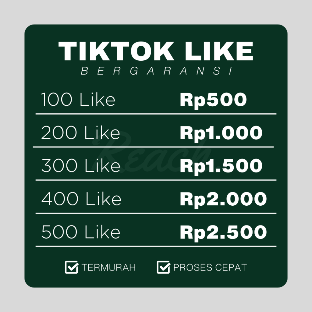 REACHPANEL LIKE TIKTOK TAMBAH LIKES FYP BELI LIKES GLOBAL WORLDWIDE