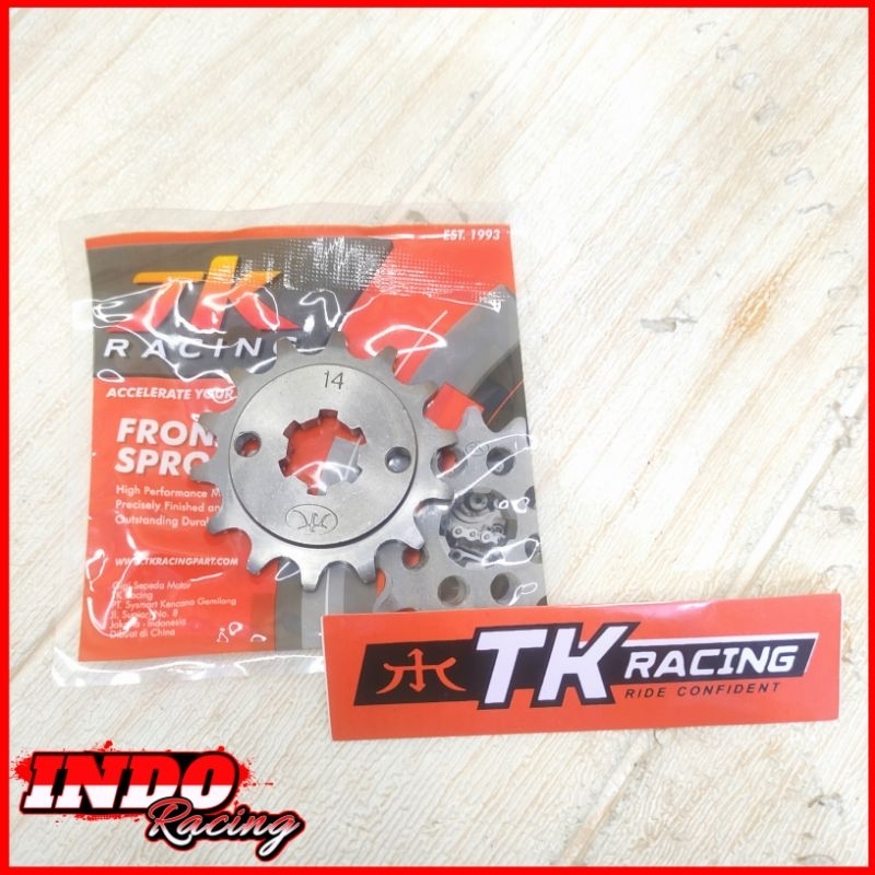 Gir Gear Depan 415 Ninja 150R dan RR TK Racing Ukuran 13 14 15 Gear Depan Ninja 415