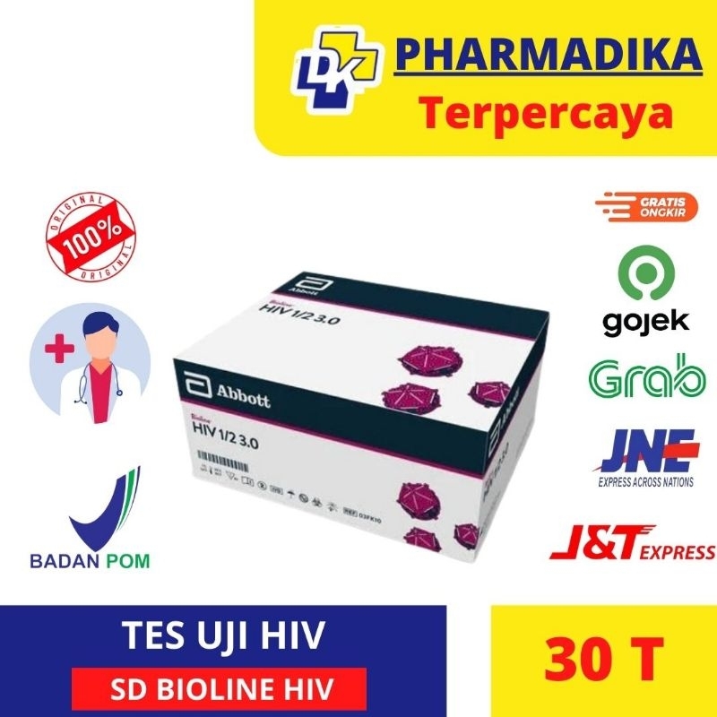 HIV TEST AKURAT SD BIOLINE ISI 30/100 (WHO RECOMENDED)