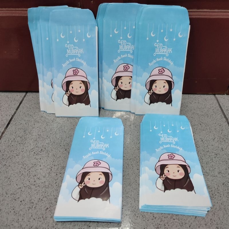 

50 PCS Angpau Lebaran Idul Fitri Ukuran Panjang Murah