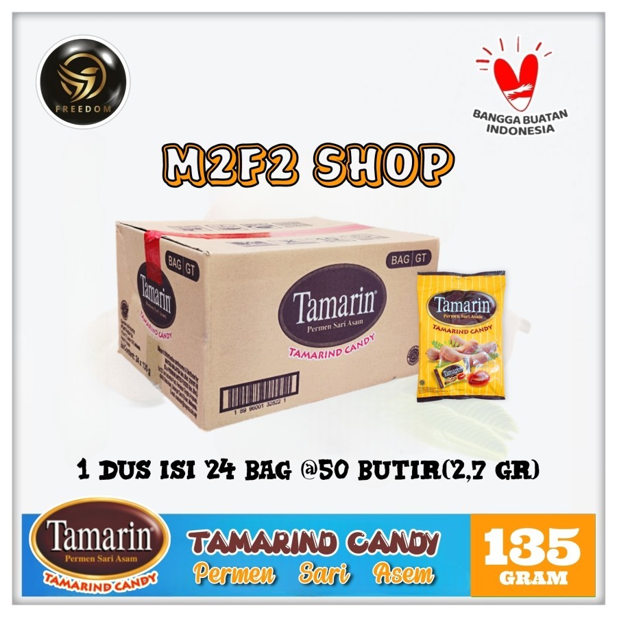 

Tamarind Candy | Permen Rasa Sari Asam | Asem Pouch - 135 gr (Kemasan Karton)