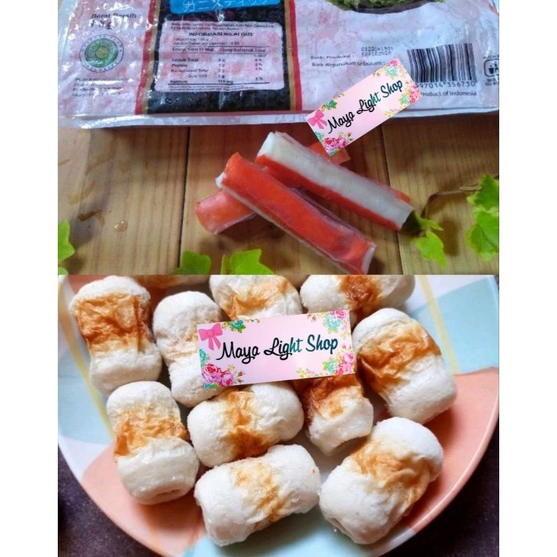 

Frozen Crab stick chikuwa satuan halal kepiting crab surimi termurah enak sushi steam boat