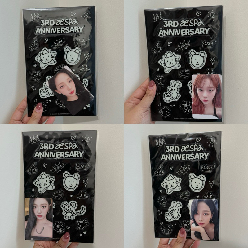 AESPA 3RD ANNIVERSARY STICKER SET