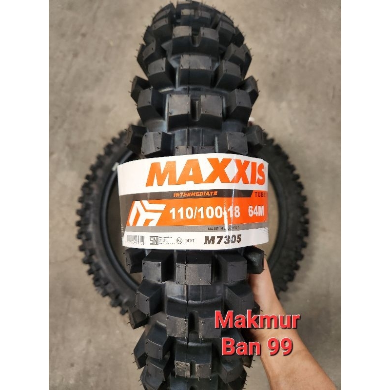 Promo Ban Motocross Trail MAXXIS M7305 110/100 Ring 18 110/100-18 Tube Type Termurah