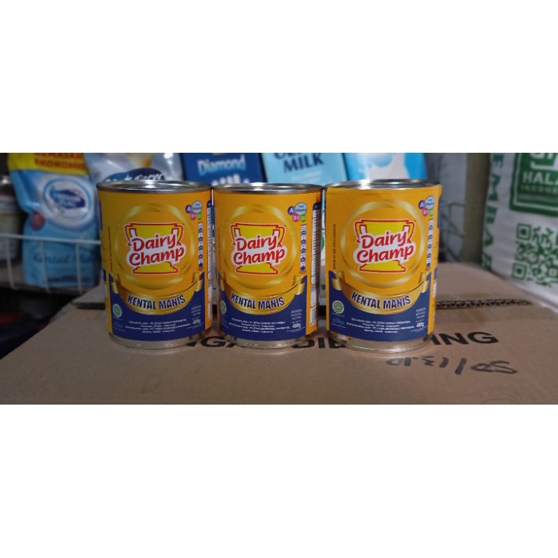 

Susu Krimer Kental Manis Dairy Champ kemasan 480ml