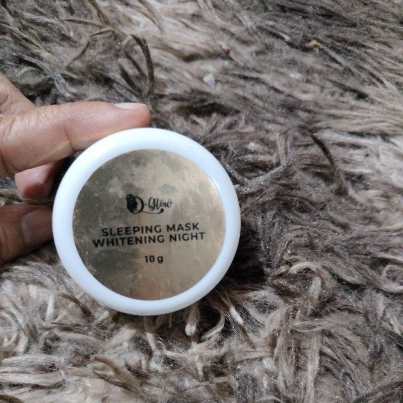 Sleeping Mask Whitening Night Brightening Q glow BPOM