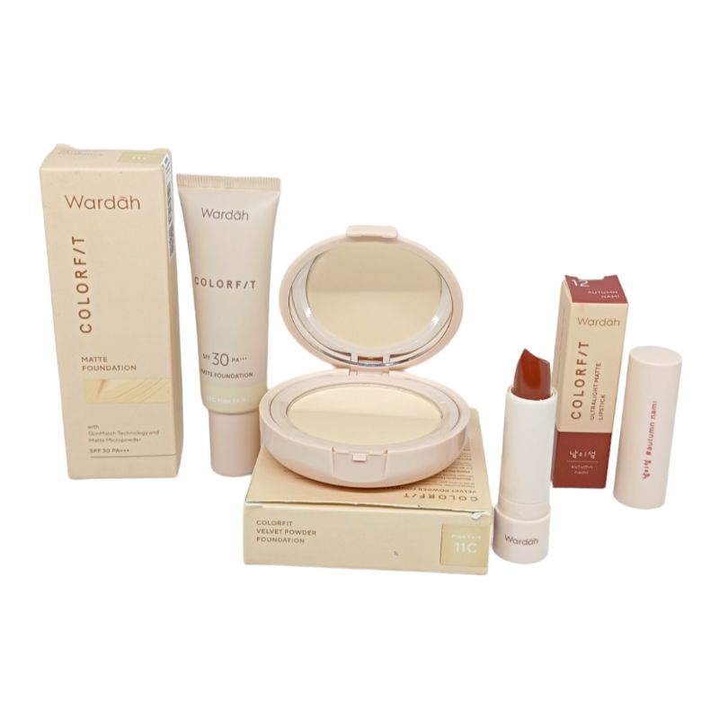 Paket Colorfit Make Up 3 in 1/Wardah Paket Colorfit Seserahan Lengkap