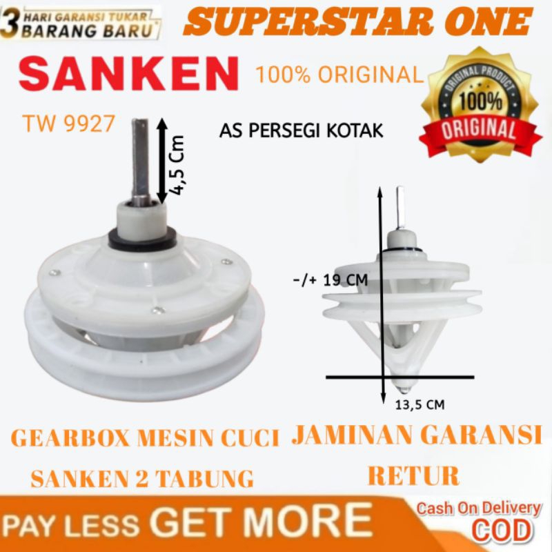 Gearbox Mesin Cuci Sanken 2 Tabung TW 9927