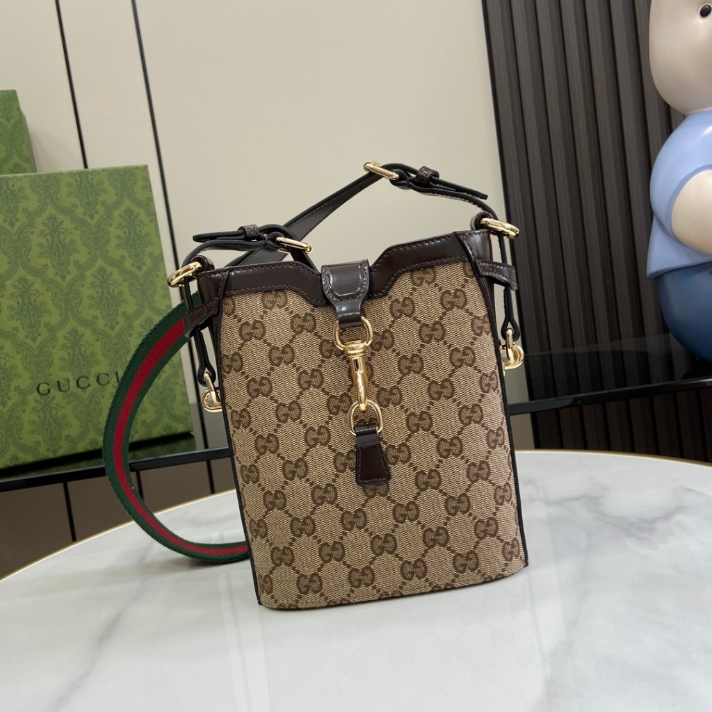 Tas Gucci Original GG Small Bucket Bag