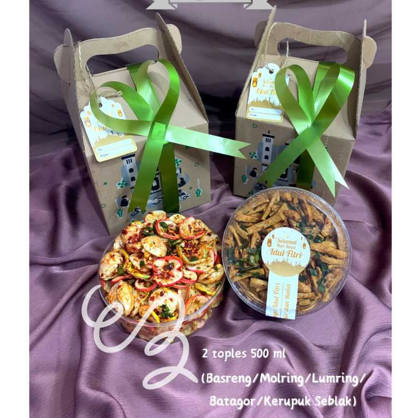 

(Spesial Lebaran) Hampers Cemilan Makanan Ringan Asin dan Manis