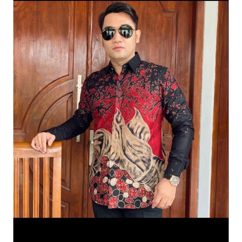kemeja batik pria modern premium super Brahma