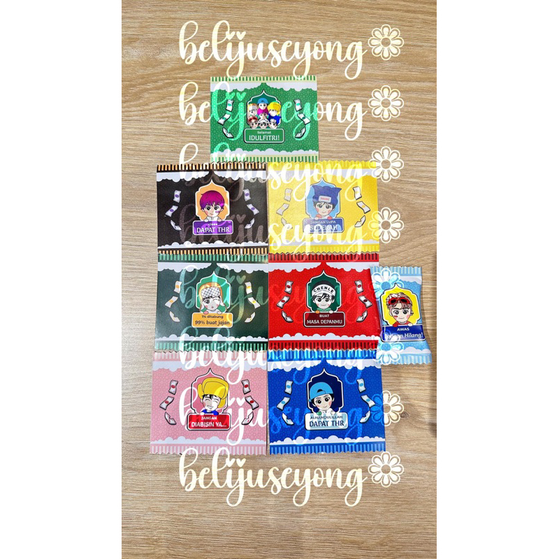 

Amplop THR Lebaran Idulfitri NCT DREAM Candy Permen