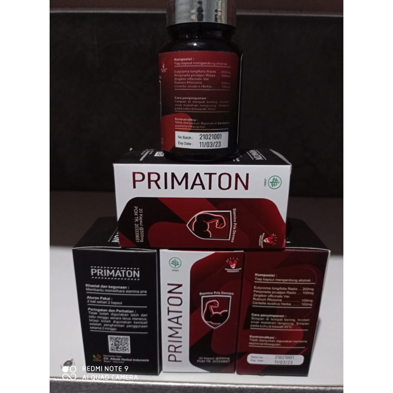 PRIMATON Obat stamina pria dewasa original herbal