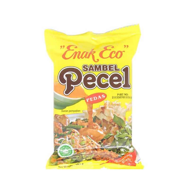 

bumbu pecel pedas enak eco 185gr