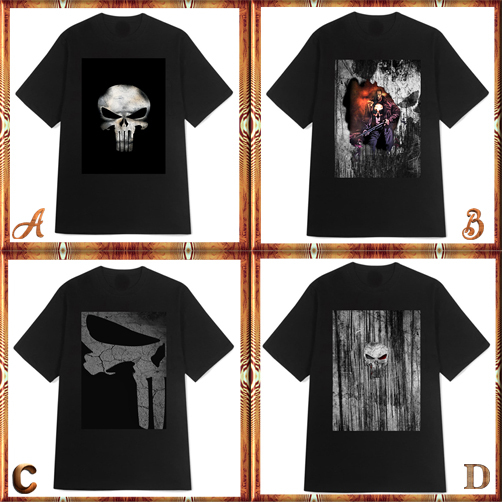 Kaos Punisher Tshirt Casual Bahan 100% Cotton | Size S M L XL XXL 3XL 4XL
