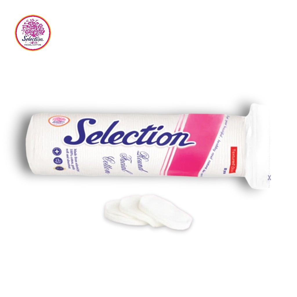 Kapas Selection Facial Round | Kapas Bulat Selection - Kapas Oval